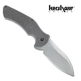 Kershaw Junkyard Dog II Pocket Knife with Textured gray G-10 Handle