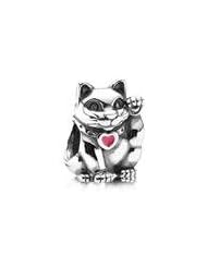 Pandora Silver Lucky Cat Bead