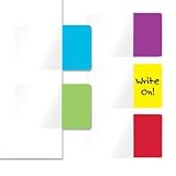 Page Tape Flags, Write-On, Reusable, 1-11/16x1, Red, 50/Pack RET76801