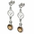 Texas Longhorns Rhodium Logo Earrings