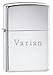 High Polish Chrome Engraved Zippo Lighter - Varian