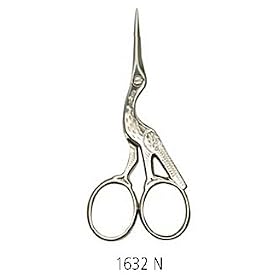 3 Swords - Stork Scissor - 3,5", Steelwares are nickel plated-shiny, Quality: 3 Swords Quality