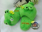 21eHP6ejTHL. SL160  Angry Birds Green Pig King Plush toy slippers