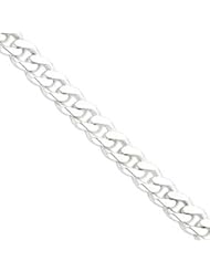 Sterling Silver 16.2mm Heavy Curb Bracelet QCB450-9"