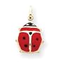 14k Enameled Ladybug Charm