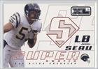 2002 Upper Deck XL Super Swatch Jerseys #SSJS - Junior Seau/800