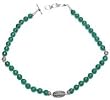 Silver Necklace Chains In Onyx Gemstone 18.50 inches - Romantic Gifts (gnklc203)
