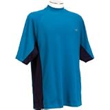 Snake Eyes Short Sleeve Moisture Wicking Colorblocked Mock