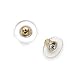 Gold Tone Bullet Clutch Earring Backs with Pad (50)