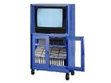 Video Cabinet Mobile Shelf Storage All Welded