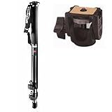 Bogen-Manfrotto Professional Black Monopod with 3232 Swivel Tilt Head.