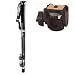Electronics : Bogen-Manfrotto Professional Black Monopod with 3232 Swivel Tilt Head.