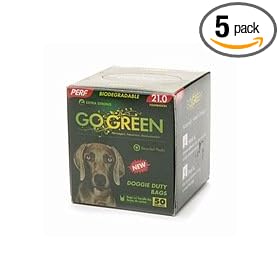 Perf Go Green Doggie Duty Bags, 50-Count Box (Pack of 5)