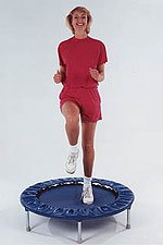 Needak Mini-Trampoline Rebounder-R02 -Soft Bounce- Black Non-fold