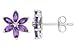 Beautiful Sterling Silver Genuine Amethyst and