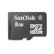 SanDisk 8 GB Class 2 microSDHC Flash Memory Card with SD Adapter