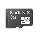 SanDisk 8 GB Class 2 microSDHC Flash Memory Card with SD Adapter
