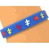 Connecting the Pieces" Autism Awareness Wristband Adult Size
