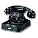 Friedrich Reiner Nostalgietelefon W48, schwarz