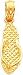 14K Gold Reversible Jamaica Flip Flop Pendant