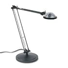 Electrix Illumination 7274-BK Halogen desk lamp, 38 reach swing-arm, black by Bookcases