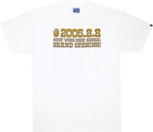 Size【L】A BATHING APE(エイプ) BWS仙台限定 仙台リニューアル記念T【白金】【新品】