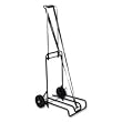STEBCO 390007BLK - Luggage Cart, 250lb Capacity, 12-1/4 x 13 Surface, Black/Chrome