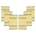 Cotton placemats, 'Violets' (set of 6)