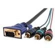 12ftVGA to 3 RCA component video cable (HD15 - 3-RCA)