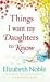 Things I Want My Daughters to Know (Hardcover)