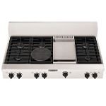 KitchenAid 48 in. Gas Architect Series Classic Commerical Style Cooktop w/Sealed Burners - KGCP483K