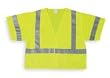 Condor 1YAT2 Safety Vest, Class 3, XXXL, Mesh, Lime