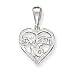 Sterling Silver HEART SWEET 16 Charm