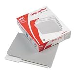 Pendaflex 1521/3GRA Pendaflex 2-Tone File Folders, 1/3 Cut, Top Tab, Letter, Light Gray, 100/Box
