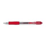 ~:~ PILOT CORP. OF AMERICA ~:~ G2 Retractable Gel Ink Roller Ball Pen, Clear Barrel, Red Ink, Extra Fine Pt