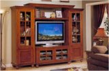 Entertainment Center With Glass Doors