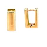 14K Block Earrings