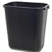 RUB295600BK - Soft Molded Plastic Wastebasket