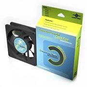 Vantec Thermoflow TF12025 120x120x25mm Double Ball Bearing Temperature Controlled Case Fan Black