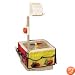 Overhead Projector Storage, Three 12-1/4 x 7-1/4 Panels w/Six Pockets and Belt