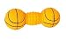 Vo-Toys Latex Stuffed Knobby Basketball Dumbbell Dog Toy