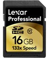 Lexar Media Professional 16 GB Secure Digital High Capacity for Polaroid camcorder