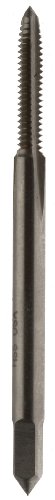 HST-0632 06-32 NC High Speed Steel 3 Flute Ground Thread Plug Tap (Pack of 1)