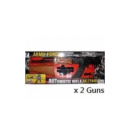 AK RIFLE AK-47 TOY GUN (AK-7744B) BLUE EDTION