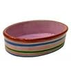 SPOT PURP SWIRL CAT DISH 6.25"