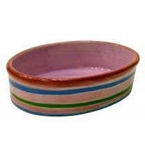 SPOT PURP SWIRL CAT DISH 6.25"