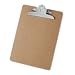 Hardboard Clipboard, Letter Size, Brown