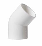 25 each: Charlotte 45 Degree PVC Elbow (PVC 02309 1400)