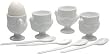 RSVP 8 Piece Egg Cup & Spoon Set