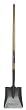 Ames True Temper Classic Square Point Shovel With 48-Inch Wood Handle 1551300